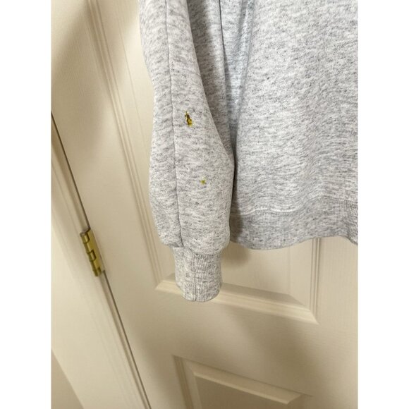 Vintage Santee Pluma Size M Crewneck Sweatshirt Light Gray Heathered Converse - Picture 4 of 5